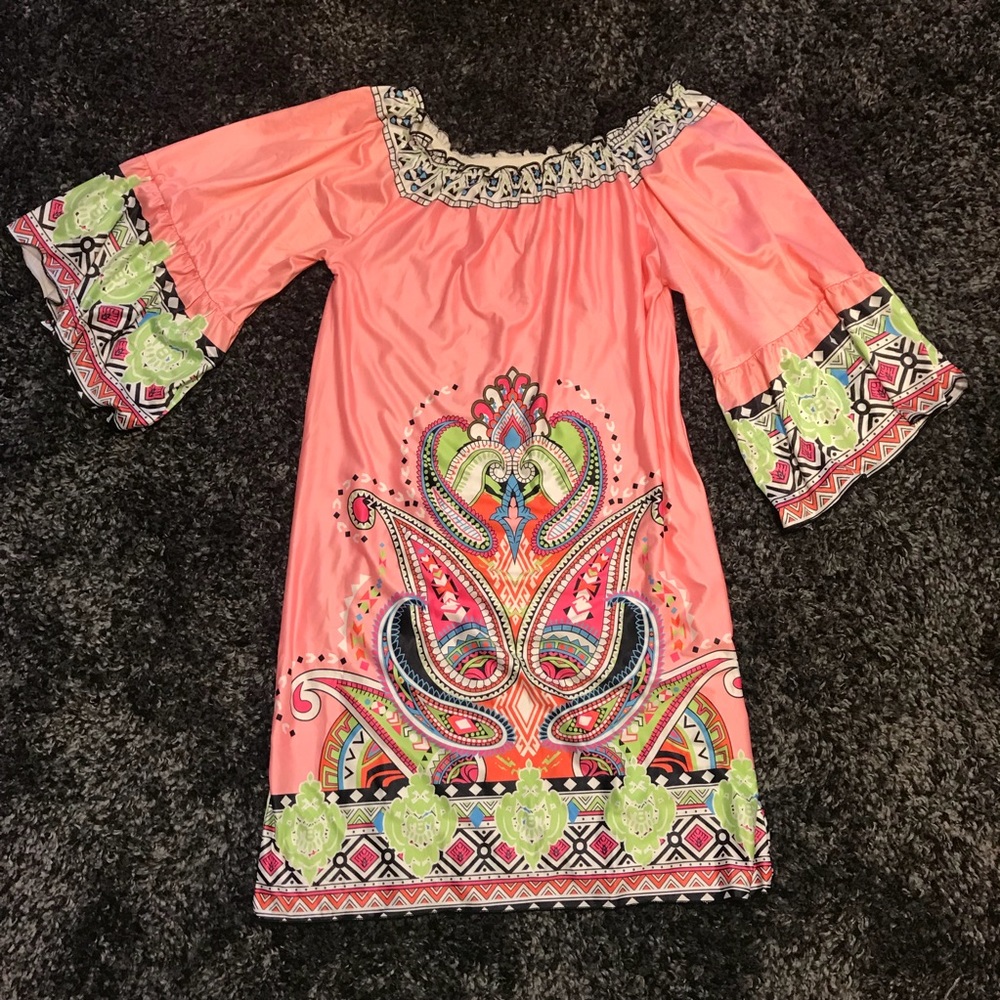 NWOT Off the Shoulder Beach Dress